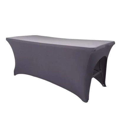 AMENGJ Beauty Couch Cover White/Black Stretch Rectangle Tablecloth Wedding Party Beauty Massage Hotel Birthday Elastic Table Cover Rectangular Table Cloth(Color 1)