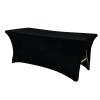 AMENGJ Beauty Couch Cover White/Black Stretch Rectangle Tablecloth Wedding Party Beauty Massage Hotel Birthday Elastic Table Cover Rectangular Table Cloth(Color 1) view 2