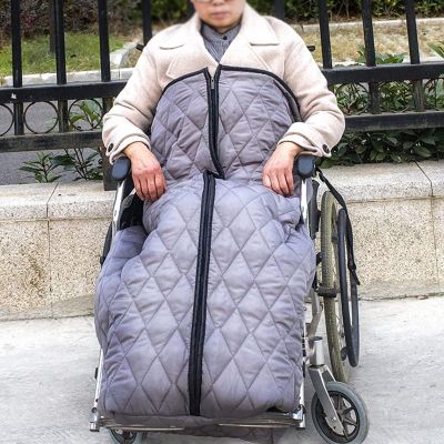 WPJQJWD Wheelchair Warmer Cover, Windproof Wheelchair Blanket Knee Blanket For Adults Winter Leg Foot Back Warm Wheelchair Warmer Cover Blanket For Elderly Patients And Disabled