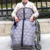 WPJQJWD Wheelchair Warmer Cover, Windproof Wheelchair Blanket Knee Blanket For Adults Winter Leg Foot Back Warm Wheelchair Warmer Cover Blanket For Elderly Patients And Disabled view 1