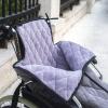 WPJQJWD Wheelchair Warmer Cover, Windproof Wheelchair Blanket Knee Blanket For Adults Winter Leg Foot Back Warm Wheelchair Warmer Cover Blanket For Elderly Patients And Disabled view 2