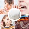 Samuliy Denture Case, Denture Container, Storage Box for Braces, Mouth Guard Case, Denture Holder, Three-Layer Travel Holder, Portable Cleaning Container for Mouth Guard, Prosthesis view 4