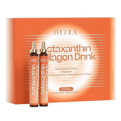 Frcola Astaxanthin Supplements - Super Antioxidant - Astaxanthin from Hematococcus - 100% Natural 10ml 20 PCS