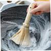 Garneck 2pcs Tawashi Brush Kitchen Scrubbing Brush, Coconuts Fibre Dish Scrubber with Solid Wood Handle, Gentle on Cookware, Oil-resistant Bristles for Dishes, Pots and Pans view 4