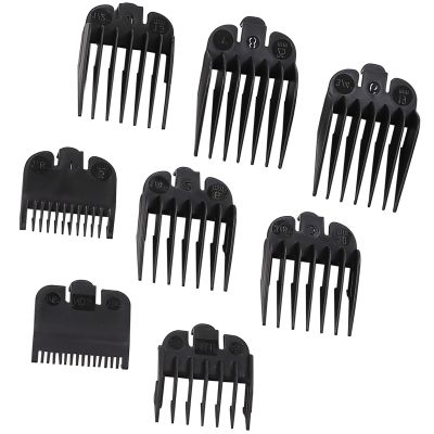 8 PCS Hair Clipper Guards, 8 Sizes Hair Clipper Guards Combs Replacement Hair Clippers Attachment for Most Clippers Trimmers, for Adults, Children, Pets