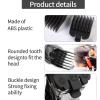 8 PCS Hair Clipper Guards, 8 Sizes Hair Clipper Guards Combs Replacement Hair Clippers Attachment for Most Clippers Trimmers, for Adults, Children, Pets view 3