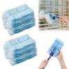 10 PCS Flash Dust Magnet, Blue Flash Dust Magnet Refill with 1 Handle, Strong Electrostatic Dust Removal, Refill Dust for Cleaning, Disposable Blue Electrostatic Duster Heads for Home Office view 1