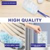 10 PCS Flash Dust Magnet, Blue Flash Dust Magnet Refill with 1 Handle, Strong Electrostatic Dust Removal, Refill Dust for Cleaning, Disposable Blue Electrostatic Duster Heads for Home Office view 3
