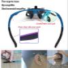 ZYHSIJOBASS Headband Magnifier, Handheld Digital Magnifier, 3.5X 420mm Dental Surgery Magnifying Glass, Binocular Loupe,handsfree Headband Magnifier, with Led Headlights,with Handy Carry Case view 4