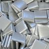 Milk Chocolate Neapolitans Plain Blank Foil Wrapped Event Party Favour Sweets (50, Silver Foil) view 1
