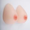KRLZKID Self-Adhesive Silicone Breast Forms Mastectomy Crossdresser Transgender Cosplay Fake Boobs,White-2XL/1200g/Pair/CupDD view 3