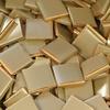 Milk Chocolate Neapolitans Plain Blank Foil Wrapped Event Party Favour Sweets (100, Gold Foil) view 1