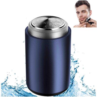 Enspiracle - Enspiracle Mini Shaver, Enspiracle Mini Electric Shaver, Unisex Mini Portable Electric Shaver, Mini Electric Shavers for Men, Pocket Size Washable Razor, Waterproof Mini Shaver (B)