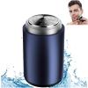 Enspiracle - Enspiracle Mini Shaver, Enspiracle Mini Electric Shaver, Unisex Mini Portable Electric Shaver, Mini Electric Shavers for Men, Pocket Size Washable Razor, Waterproof Mini Shaver (B) view 1