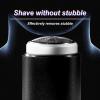 Enspiracle - Enspiracle Mini Shaver, Enspiracle Mini Electric Shaver, Unisex Mini Portable Electric Shaver, Mini Electric Shavers for Men, Pocket Size Washable Razor, Waterproof Mini Shaver (B) view 3