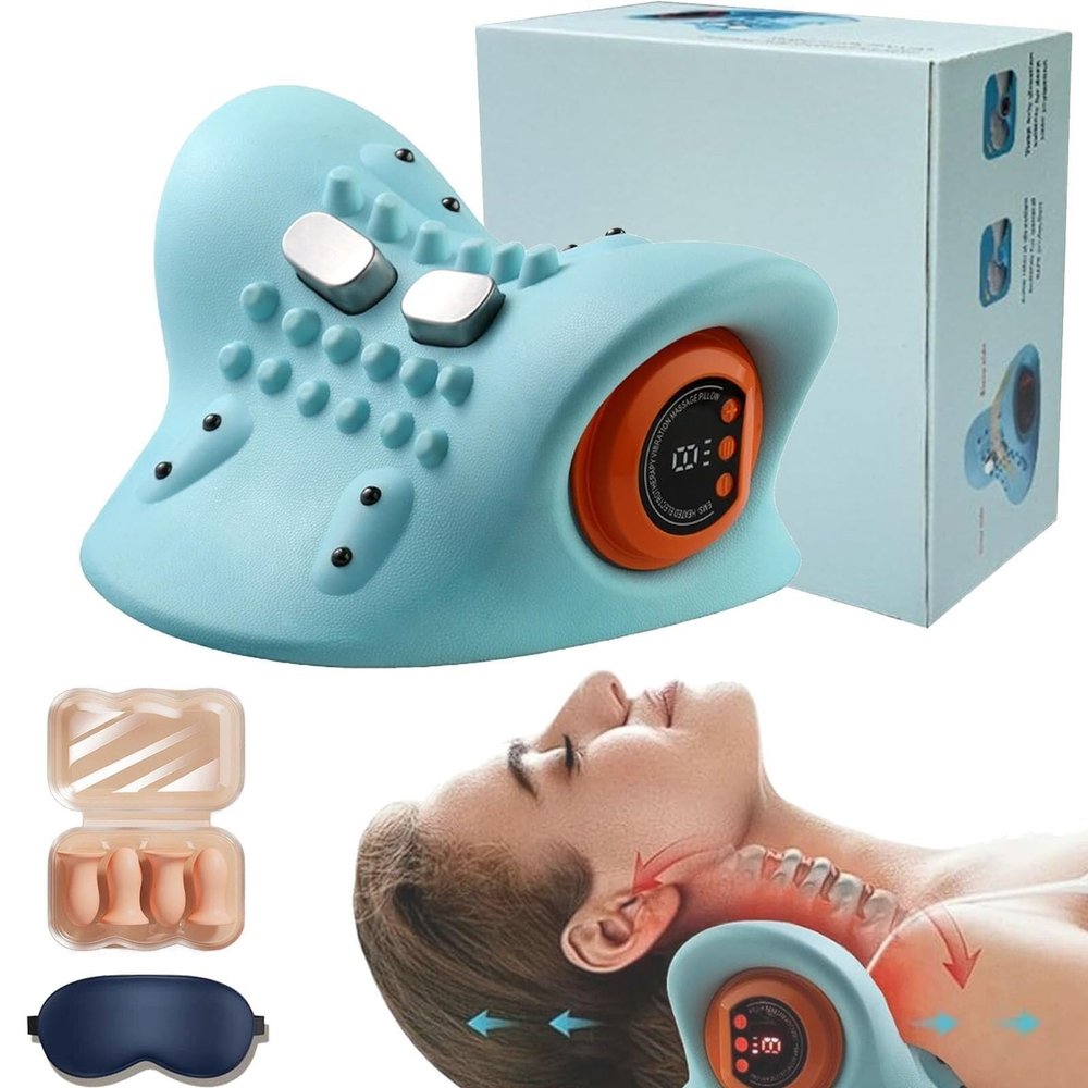 2025 Top Notch Hugterra Massager, Shiatsu Back Neck and Shoulder Massager, 26 Angle Neck Massager, 4d Neck and Shoulder Massager with Heat(1pcs)