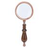10X Antique Magnifying Glass, Handheld Magnifying Glass Lens with Detachable Wooden Handle for Reading, Senior, Low view 1