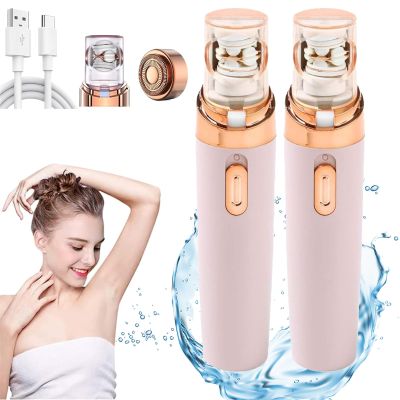 Pluzy Epil Pro 3.0 Facial Hair Remover, Women's Face & Body Epilator (Rechargeable, 2pcs)