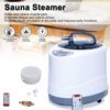 4L Sauna Generator with Thermostat, 2000W Portable Portable Fumigation Machine with Remote Control, Sauna Steamer Pot for Large Wooden Barrel Steam Sauna Rooms, Body Therapy Steamer with Timer view 3