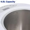 4L Sauna Generator with Thermostat, 2000W Portable Portable Fumigation Machine with Remote Control, Sauna Steamer Pot for Large Wooden Barrel Steam Sauna Rooms, Body Therapy Steamer with Timer view 4