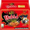 Samyang Chicken Ramen Noodles (140 x 5) Gram - Instant Korean Style Spicy Flavour - Quick & Delicious Instant Chewy Noodles (Pack of 1, Samyang 2xSpicy Noodles) view 1