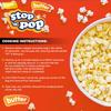 16 Box Stop N Pop Butter flavoure Microwave popcorns Cinema Style microwave Popcorns Movie night butter flavoured popcorns (3 bags in each box total 48pk) view 2