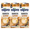 Almond Barista Plant Based Long Life Vegan Milk 1L x 3 Compatible with Alpro Dairy-Free UHT Drink with Welari Thank You Card | (3 Pack) view 1