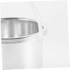 Beaupretty Wax Warmer Replacement Dish 105mm Inner Diameter Aluminum Alloy Pot for Wax Machine Warmer Secure Usage Multipurpose Silver view 3
