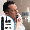 Ear Nose Hair Trimmer | Rechargeable Precision Trimmer | Powerful Motor Waterproof Detail Trimmer | Rinsable & Interchangeable Heads, Multi-Purpose Hair Remover, Cordless Grooming Tool view 4