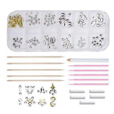 Tooth Gem Kit - Teeth Gem Crystal | Tooth Gems Kit Shining Teeth Gems Gemstone Style Tooth Jewelry Kit Fashionable Crystal Tooth Ornaments