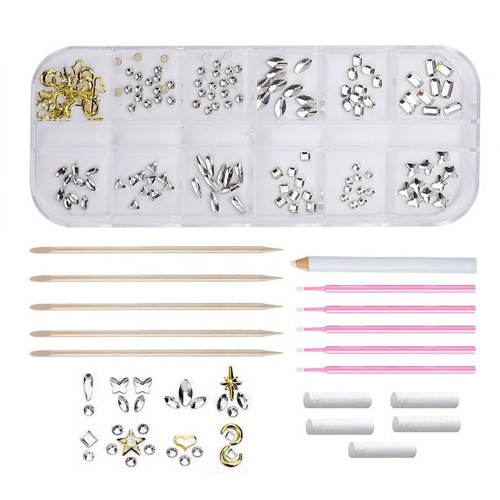 Tooth Gem Kit - Teeth Gem Crystal | Tooth Gems Kit Shining Teeth Gems Gemstone Style Tooth Jewelry Kit Fashionable Crystal Tooth Ornaments