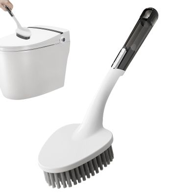 Hard Bristle Crevice Cleaning Brush,Bathroom Brush | Triangle Head Flexible Crevice Cleaning Brush for Narrow Corner