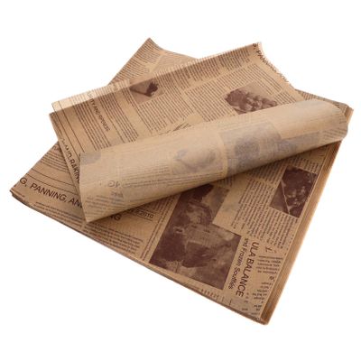 Ciieeo 100sheets Food Wrapping Greaseproof Liners Baking Paper Sandwich Paper French Fries Packaging