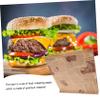 Ciieeo 100sheets Food Wrapping Greaseproof Liners Baking Paper Sandwich Paper French Fries Packaging view 4