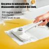 Auto Cloth Changing Mop - Rotating Floor Mop | Cloth Changing Small Mop | Portable Small Mop | Portable Small Mop | Rotating Cloth Changing Mop, Small Flat Dust Mop for Wall, House & Window view 4