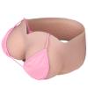 Vnmcry Silicone Breast Forms Gel Filled V-Neck Tube Top Realistic Chest Plates Strapless Breastplate Fake Boobs for Men Crossdresser Transgender Mastectomy Prosthesis (Beige - C Cup XL Size) view 1