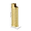2PCS Vintage Metal Lighter Case, Retro Pattern Lighter Case Sleeve Cover Holder for Lighter Protection (Gold) view 2
