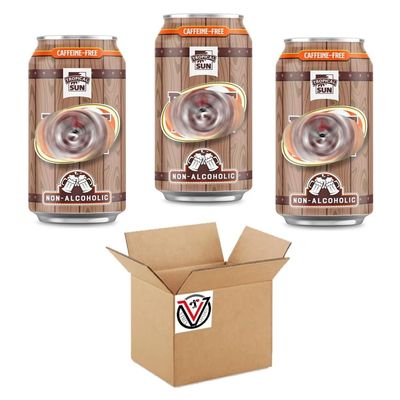 Roott Beer Non Alcoholic Soda Cans 330ml - Great fiery and Sweet taste (3 x Cans)