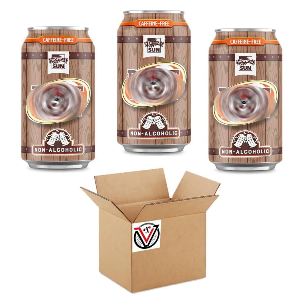 Roott Beer Non Alcoholic Soda Cans 330ml - Great fiery and Sweet taste (3 x Cans)