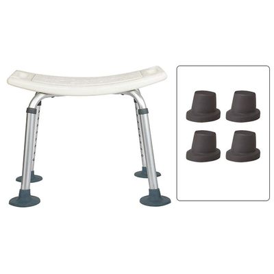 Shower Chair Bath Stool Bathtub Stool Shower Stool Assembly Adjustable Swivel Stool Seat Bench With Anti-Slip Rubber Tips - Tool For Safety And Stability