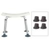 Shower Chair Bath Stool Bathtub Stool Shower Stool Assembly Adjustable Swivel Stool Seat Bench With Anti-Slip Rubber Tips - Tool For Safety And Stability view 1