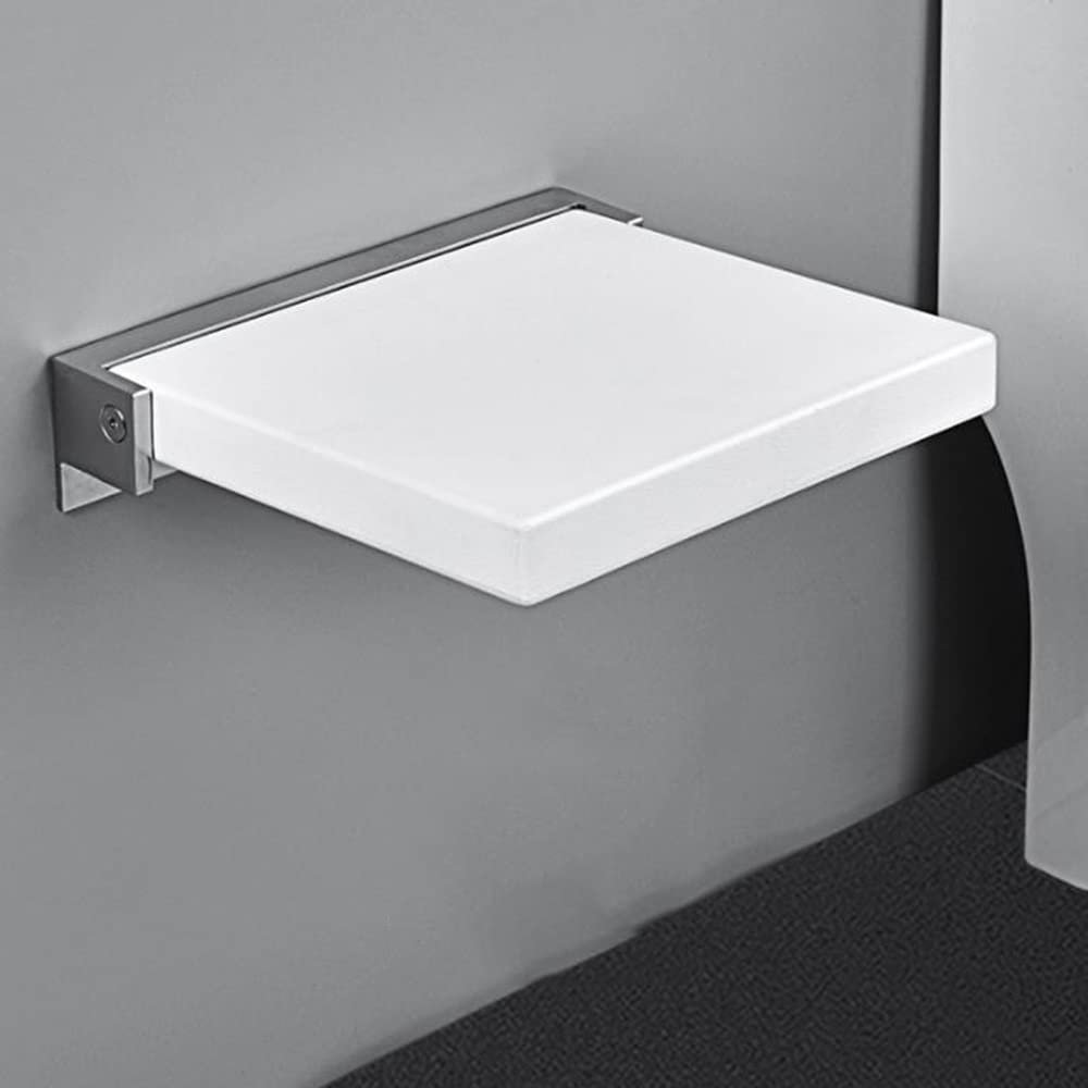 Shower Stool For Inside Shower Foldable Shower Seat 440 LB Capacity,Waterproof Entryway Stool Bench Easy To Fold Up Fold Down