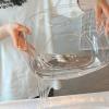 Plastic Washing Basin, Multi Purpose Wash Plastic Transparent Face Cleansing Laundry Dish Mixing Sink Tidy Organizers Bowl Tub for Home Dormitory Household Water Bathroom (L) view 4
