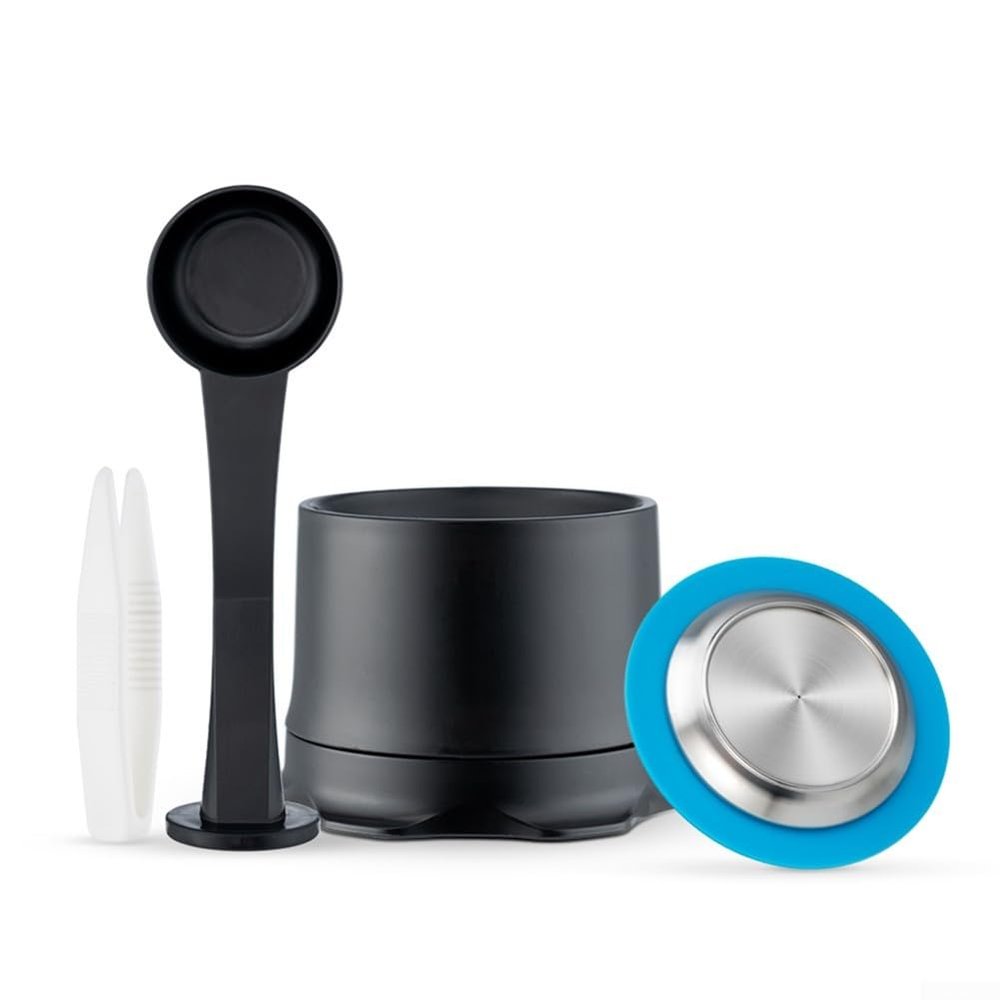 Reusable Coffee for PODS for Zenius, Stainless Steel Construction, Compatible with Fine Grind Coffee (c)