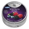 Pack of 3 Cavendish & Harvey Sugar-Free Wild Berry Fruit Drops in Tin  Premium Travel Sweets made with Real Fruit Juice, Vegan Friendly Confectionery Hard-Boiled Candies  Each H4 x 9.7cm Dia, 175g view 1