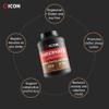 ICON Nutrition Hibernate Micellar Casein Protein - Double Choc Brownie, Slow-Release Nighttime Recovery Formula, 24g Protein, 100% Grass-Fed Casein, Low Sweetener  900g, 30 Servings view 2