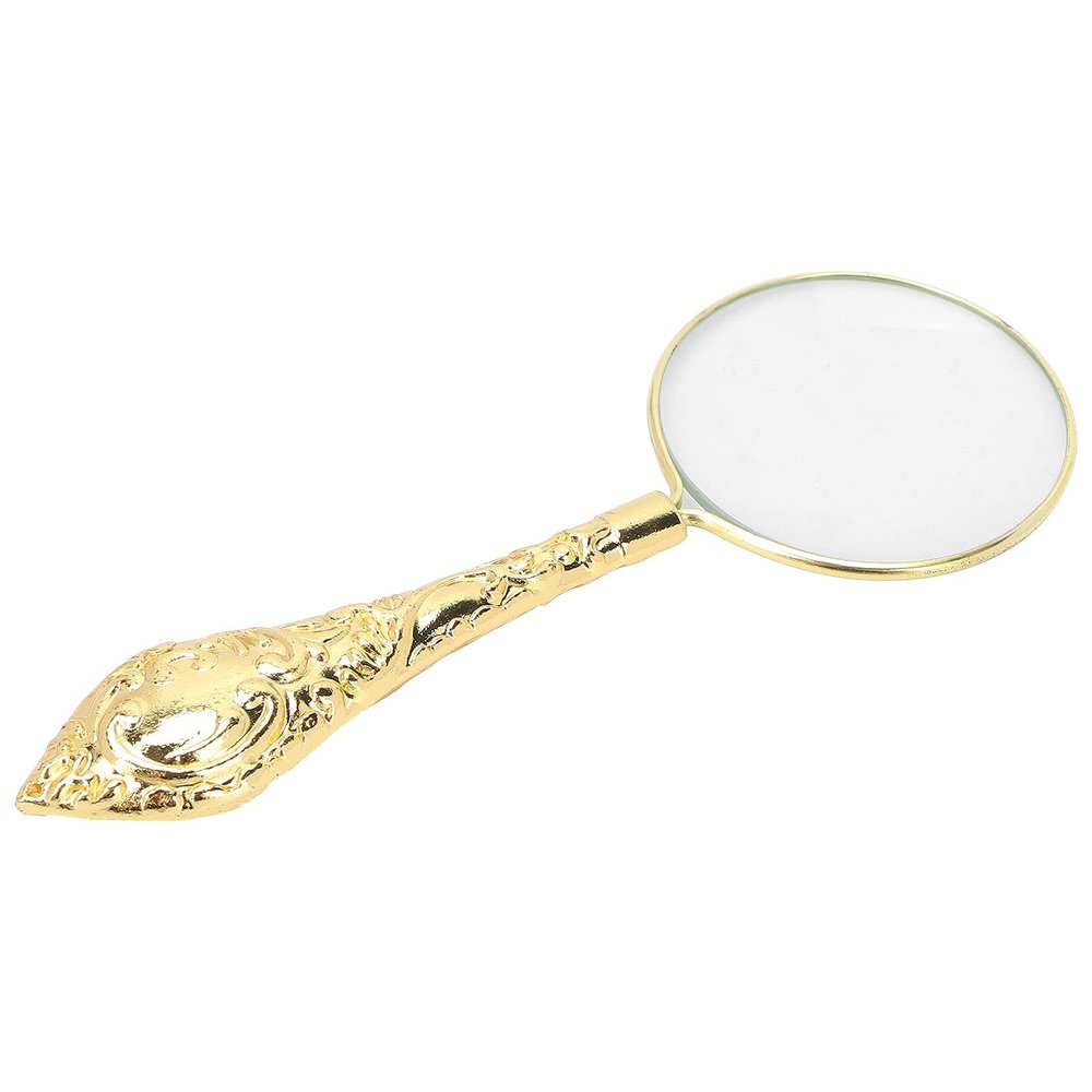 Magnifying Glass, 5X 45mm Handheld Reading Magnifying Glass Magnifying Glass For Reading Hand Held Magnifying Glass Metal Handle Magnifier