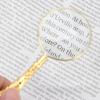 Magnifying Glass, 5X 45mm Handheld Reading Magnifying Glass Magnifying Glass For Reading Hand Held Magnifying Glass Metal Handle Magnifier view 4