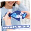 minkissy Keychain Eyeglass Cleaning Cloth 3pcs Set Printed Sling Microfiber Lens Cleaner and Reusable Screen Wiper for Sunglasses Phones Tablets view 3