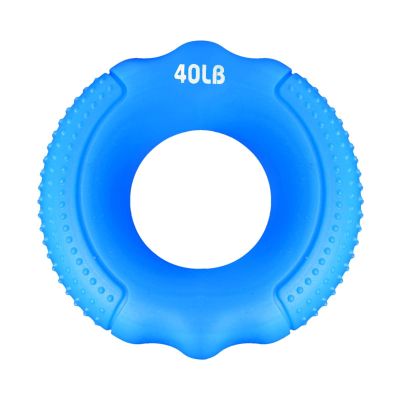 Adjustable Silicone Hand Grip Strength Trainer - 20-100LB Grip Ring for Muscle Training & Finger Strength